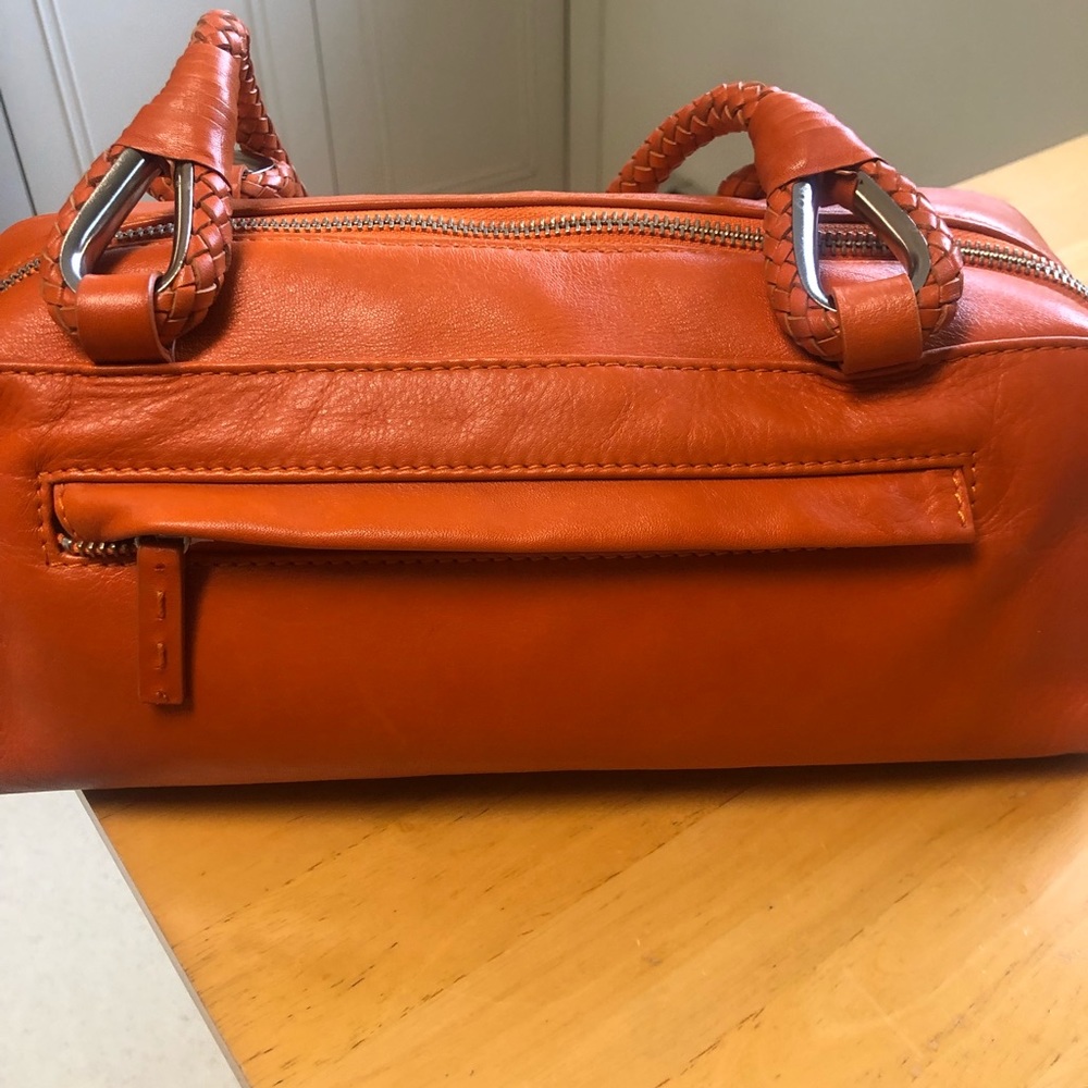 Orange soft leather Via Spiga handbag